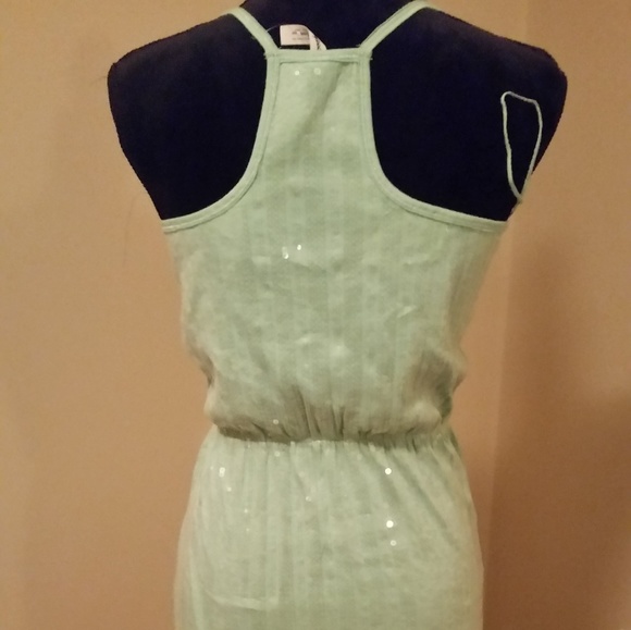 light green full sequin dress - Picture 3 of 3